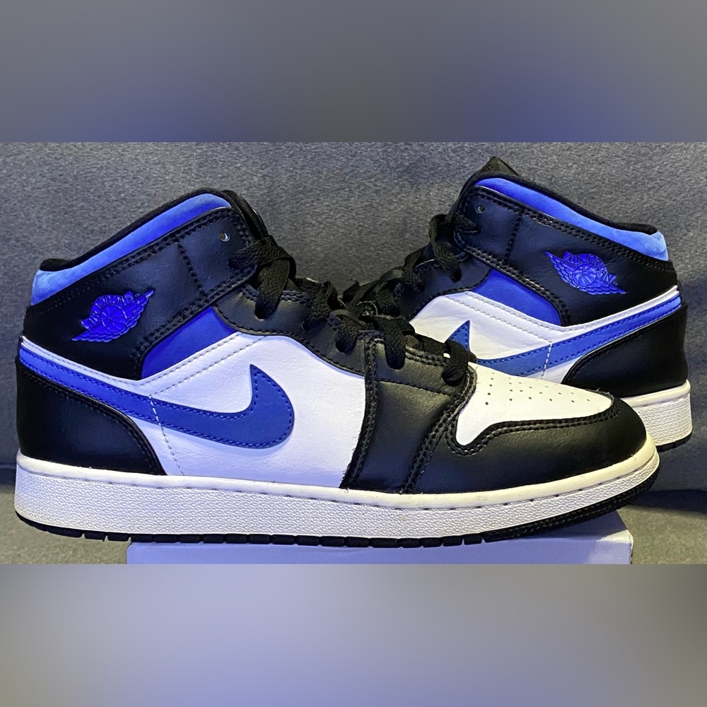 SOLD SOLD SOLD SOLD Nike Air Jordan 1 Retro Mid Racer Blue Black 554725-140